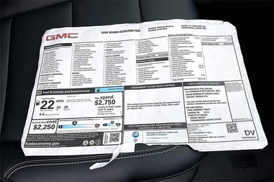 2026 GMC Acadia Elevation