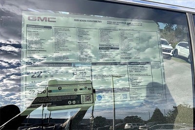 2026 GMC Acadia Elevation