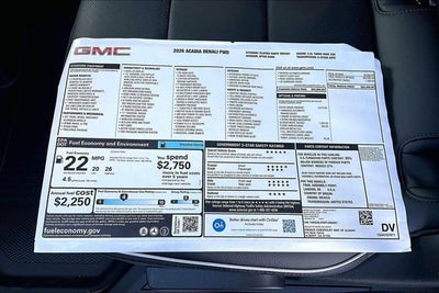 2026 GMC Acadia Denali