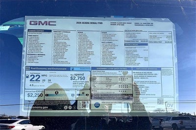 2026 GMC Acadia Denali