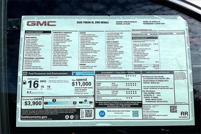2026 GMC Yukon XL Denali