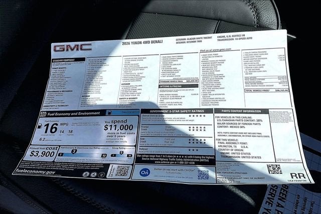 2026 GMC Yukon Denali