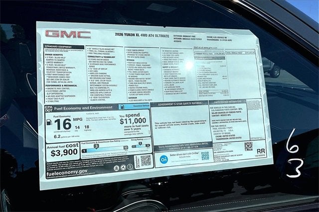 2026 GMC Yukon XL AT4 Ultimate