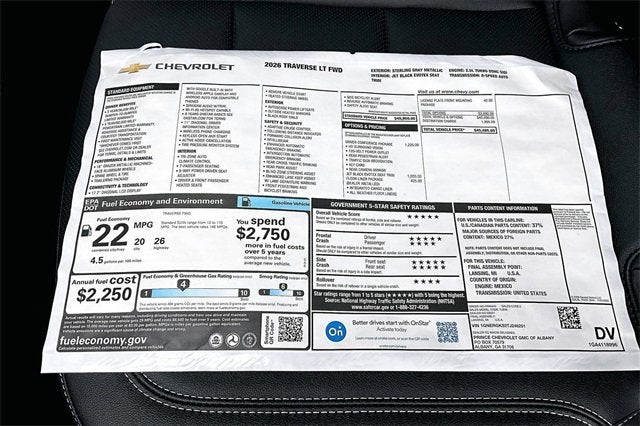 2026 Chevrolet Traverse LT