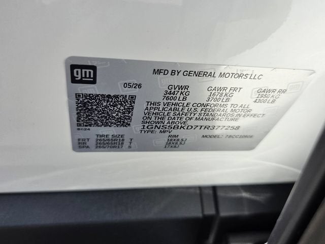 2026 Chevrolet Suburban LS