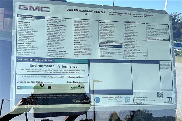 2026 GMC Sierra 2500 HD SLT