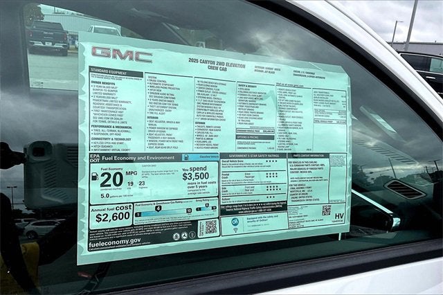 2025 GMC Canyon Elevation