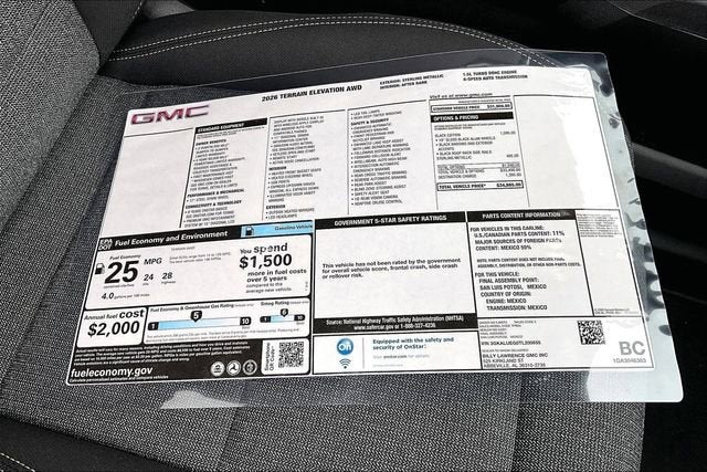 2026 GMC Terrain Elevation