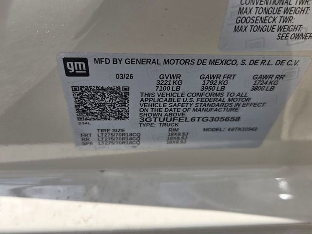 2026 GMC Sierra 1500 AT4X